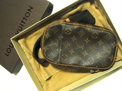 Authentic Louis Vuitton LOGO Fanny Pack Waist Shoulder Bag~Box & Dust Cover | eBay