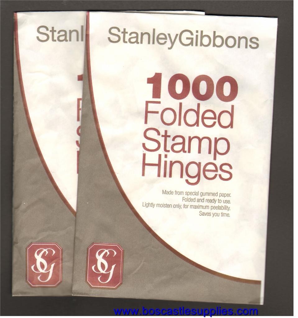 PACKET STANLEY GIBBONS FOLDED PEELABLE STAMP HINGES 1000 NEW