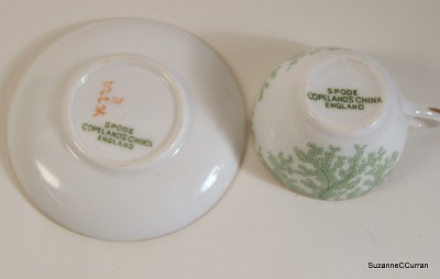 spode miniature cup and saucer