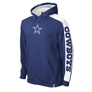Dallas Cowboys Powerhouse Fleece Hoodie by Reebok LARGE