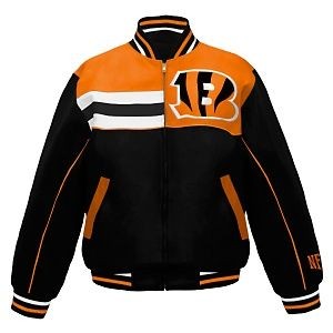 Bengals NFL Full-Zip Colorblocked Jacket XXL