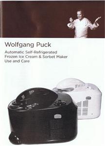 Wolfgang Puck Black 1-1/2qt  Bistro Ice Creamer NIB