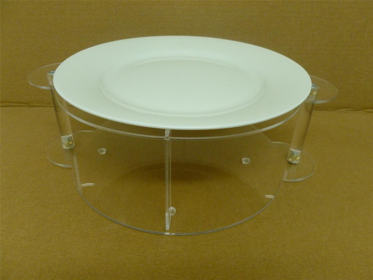 Classikool 2 3 4 Tier Acrylic Afternoon Tea Plate Display Stand