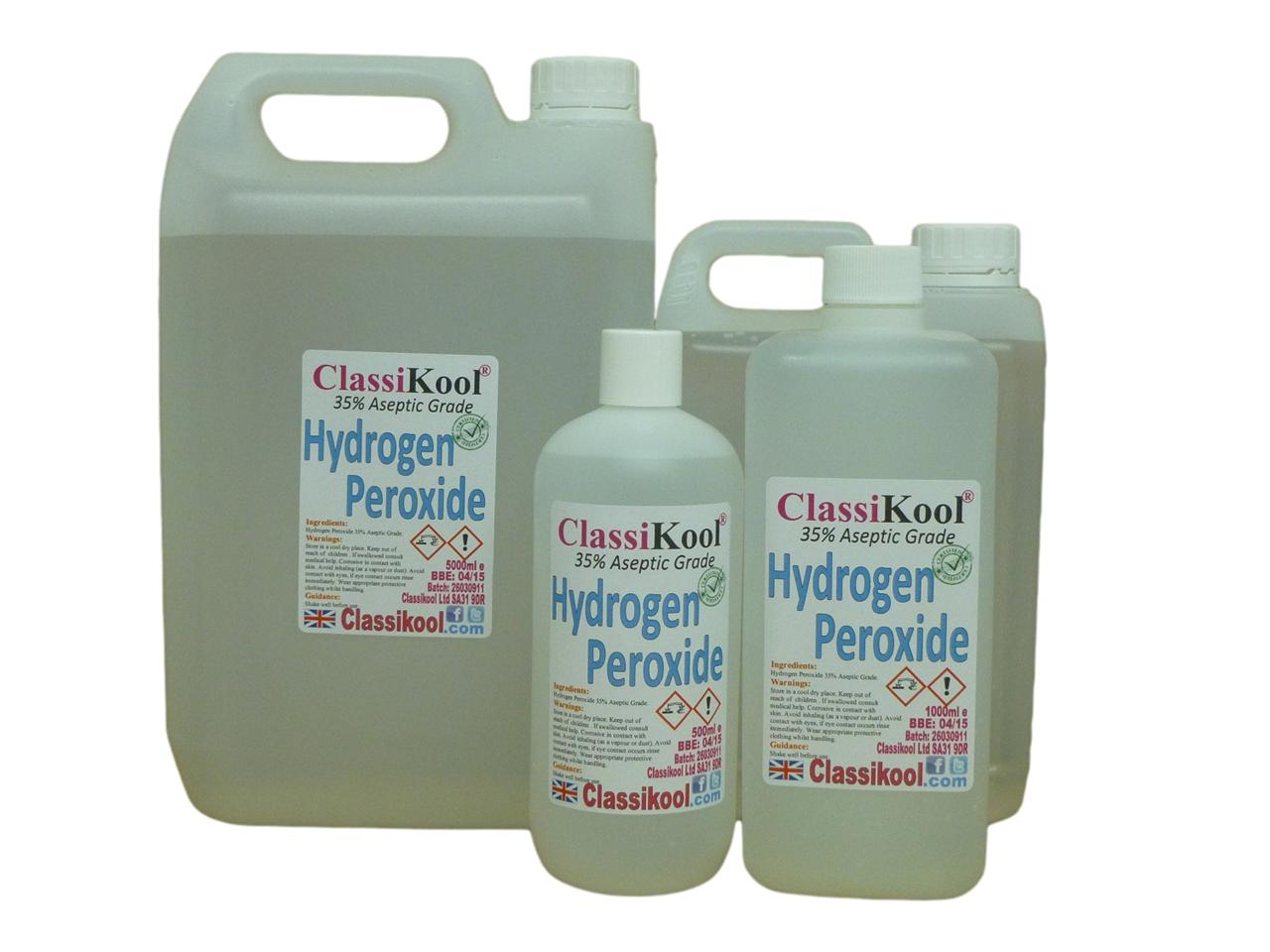 CLASSIKOOL FOOD GRADE 35 w/w AQUEOUS SOLUTION ACEPTIC GRADE HYDROGEN PEROXIDE eBay