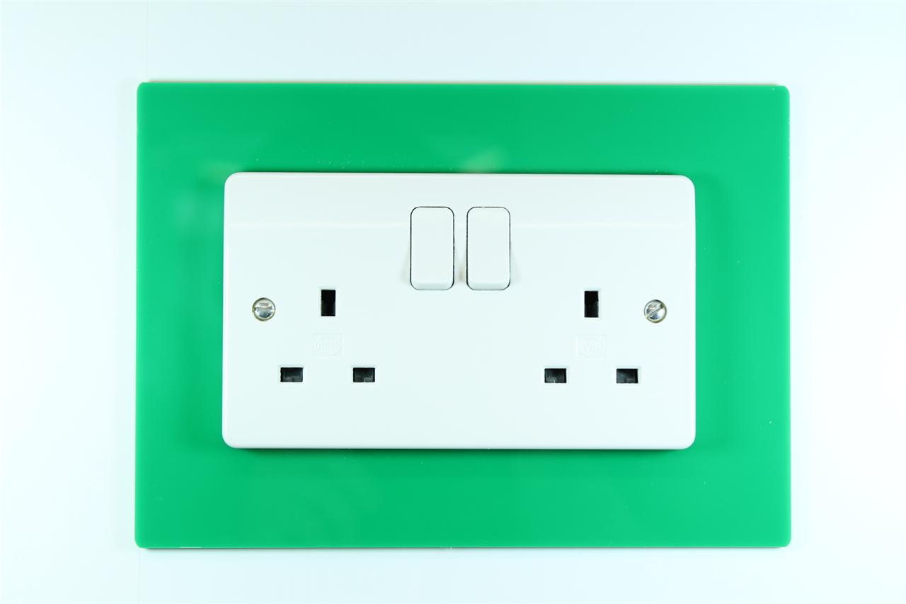 Classikool Single or Double Light Switch Plug Socket Wall Surround Finger Plate eBay
