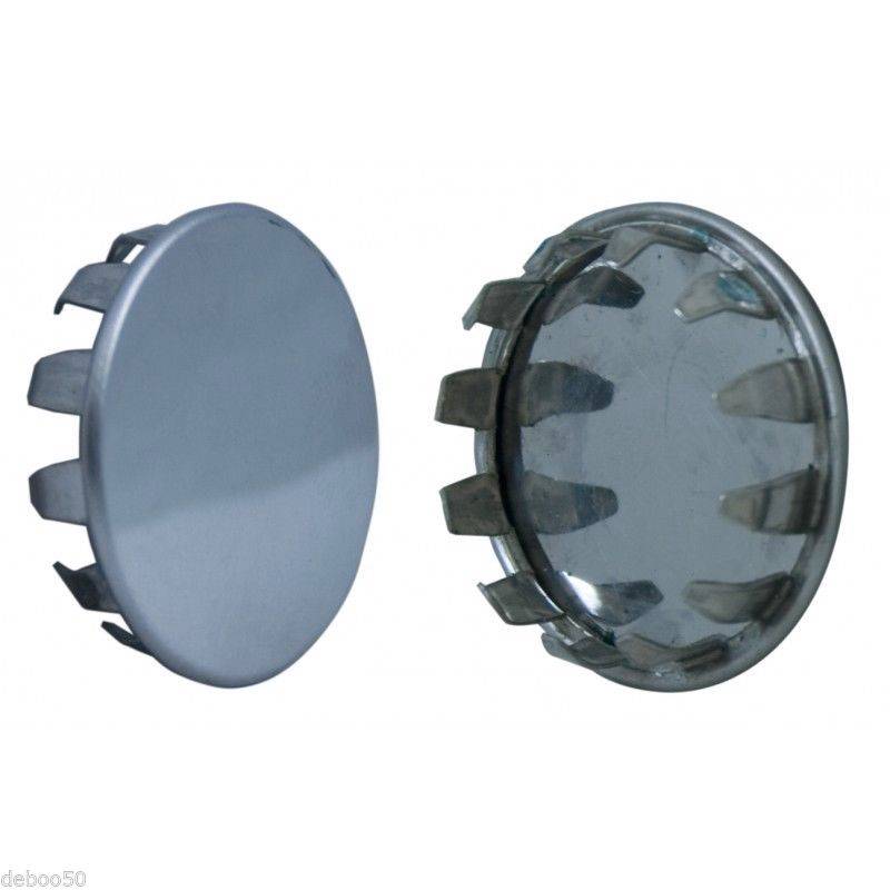 10 Pack of 3/8" Chrome Dash Hole Plugs...Fill those unused ugly dash