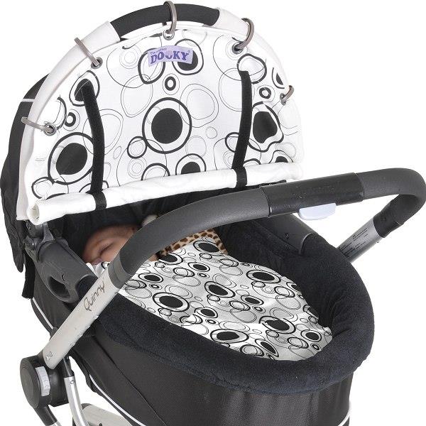 Dooky Sun Shade Baby Buggy/Pram/Car Seat Wind Noise UV Protection Roll