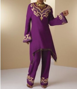 women's African Church dress beaded Cotton fringe pant set suit plus 24W 3X 2X | eBay