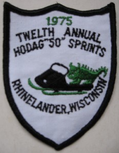 1975 HODAG "50" Rhinelander, Wisc. OLD SNOWMOBILE PATCH