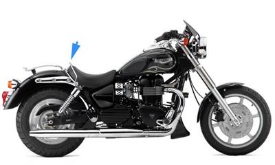 triumph america solo seat