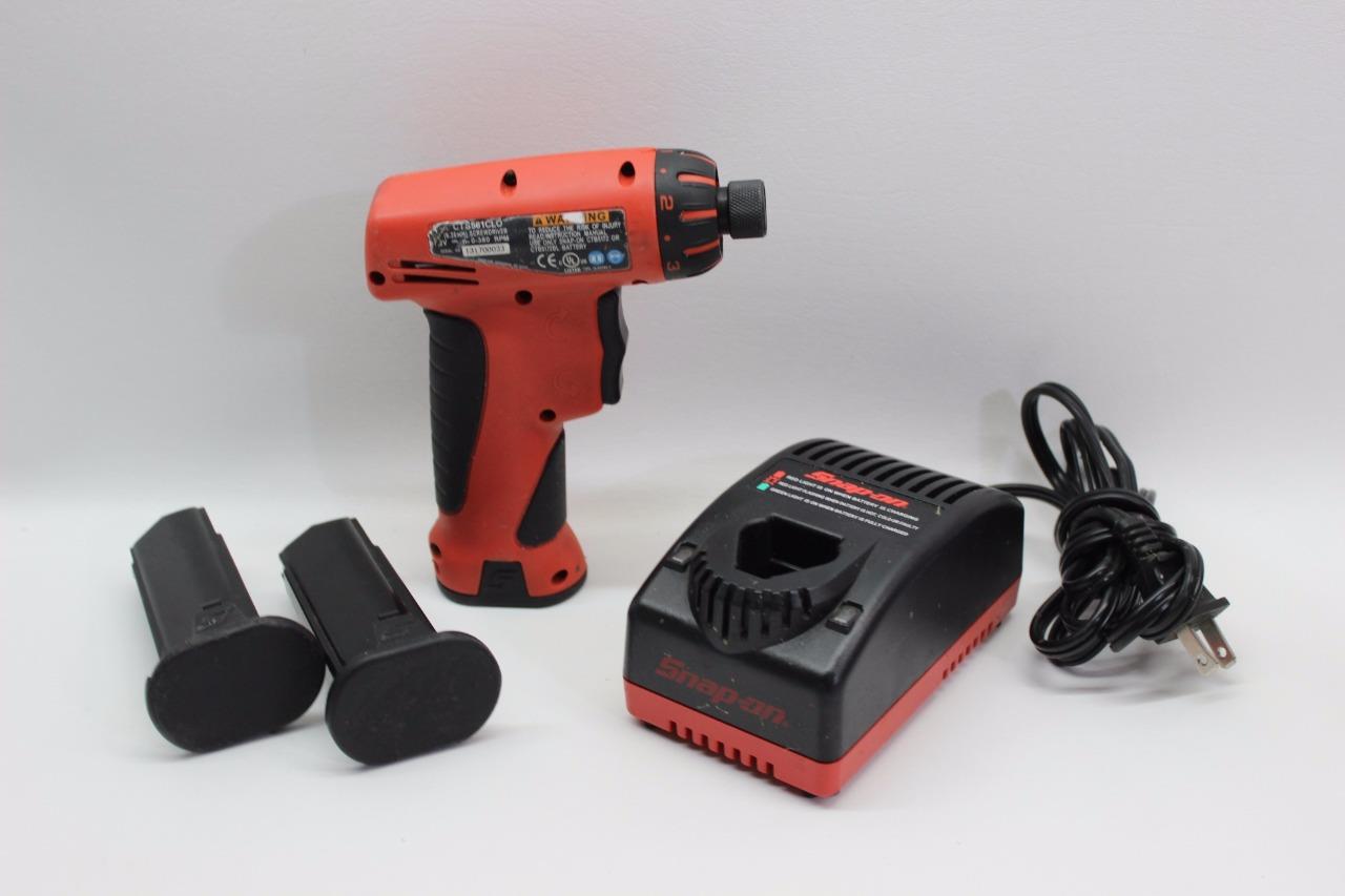 Snapon CTS561 Cordless Screwdriver With 2 Batteries and Charger eBay