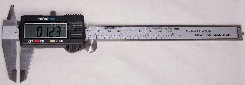 digital or vernier inside Igaging 6/" caliper outside new dial
