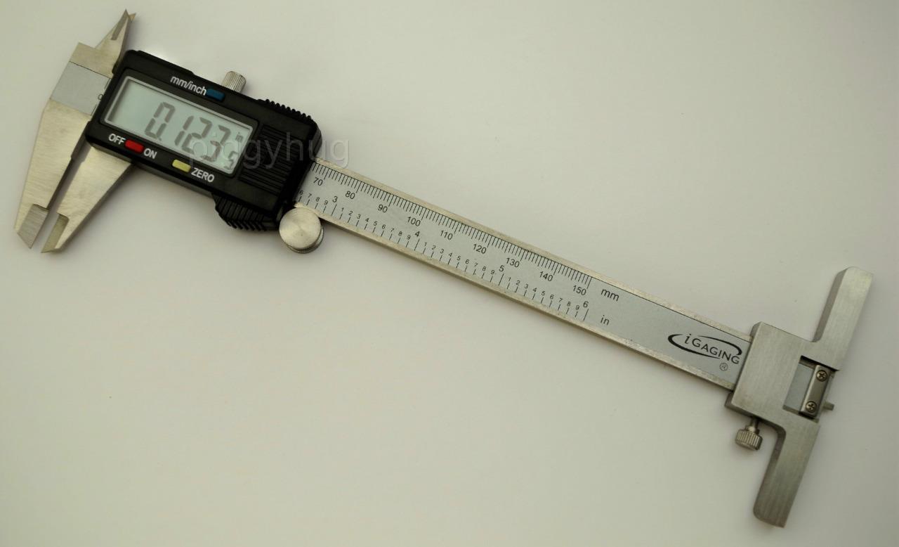 iGaging 6" super/large display caliper electronic,digital with depth