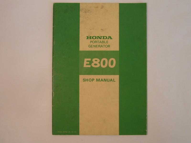 Honda e800 portable generator #7