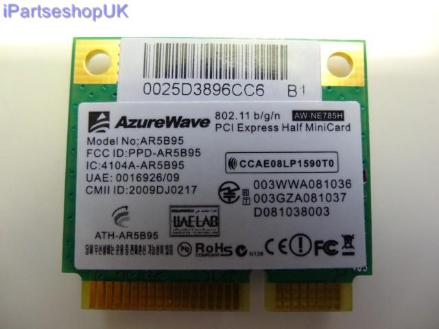 ATHEROS AR9285 AR5B95 802.11BGN PCI EXPRESS HALF MINI WLAN CARD ( AW-NE785H) - Bild 1 von 1
