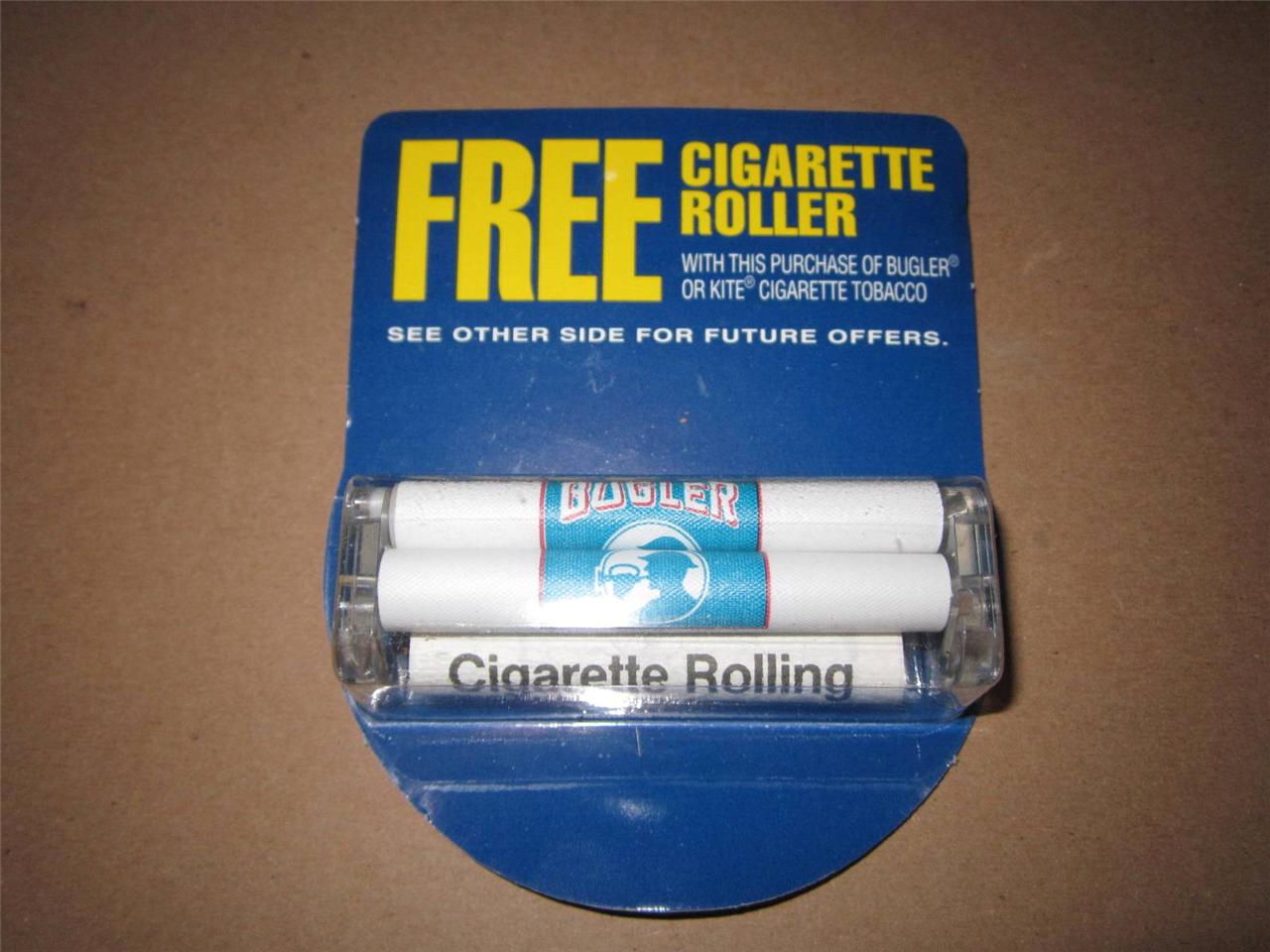 New BUGLER Cigarette Rolling Machine Promotional Pack UNOPENED 1993