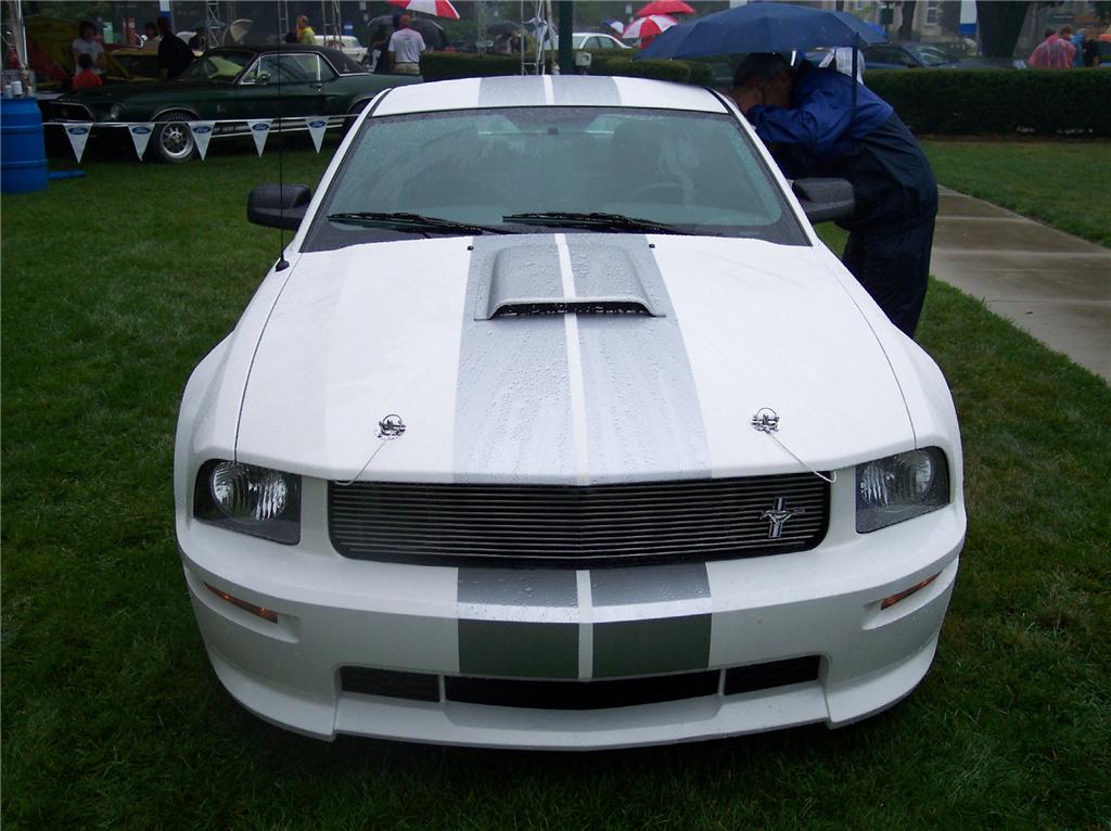 2007 2008 2009 FORD MUSTANG SHELBY GT500 GT 500 PERFORMANCE WHITE TOUCH