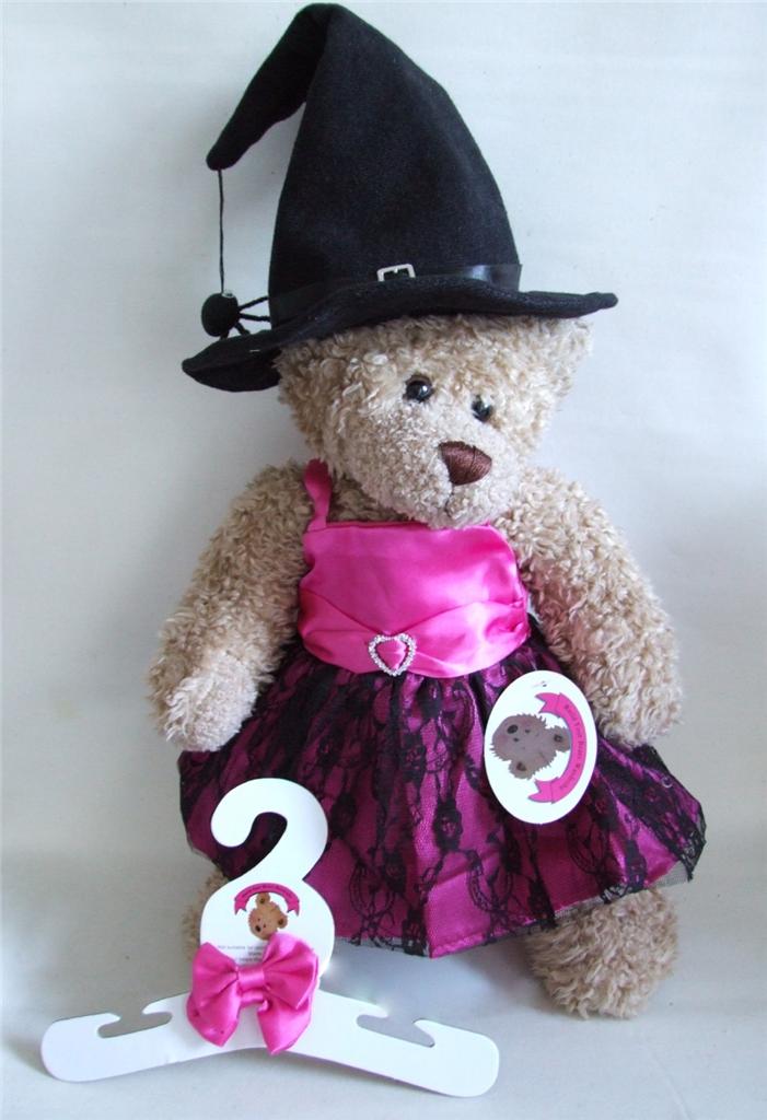Build Your Bears Wardrobe Candy Pink Prom Party Dress 15in Teddy Bear