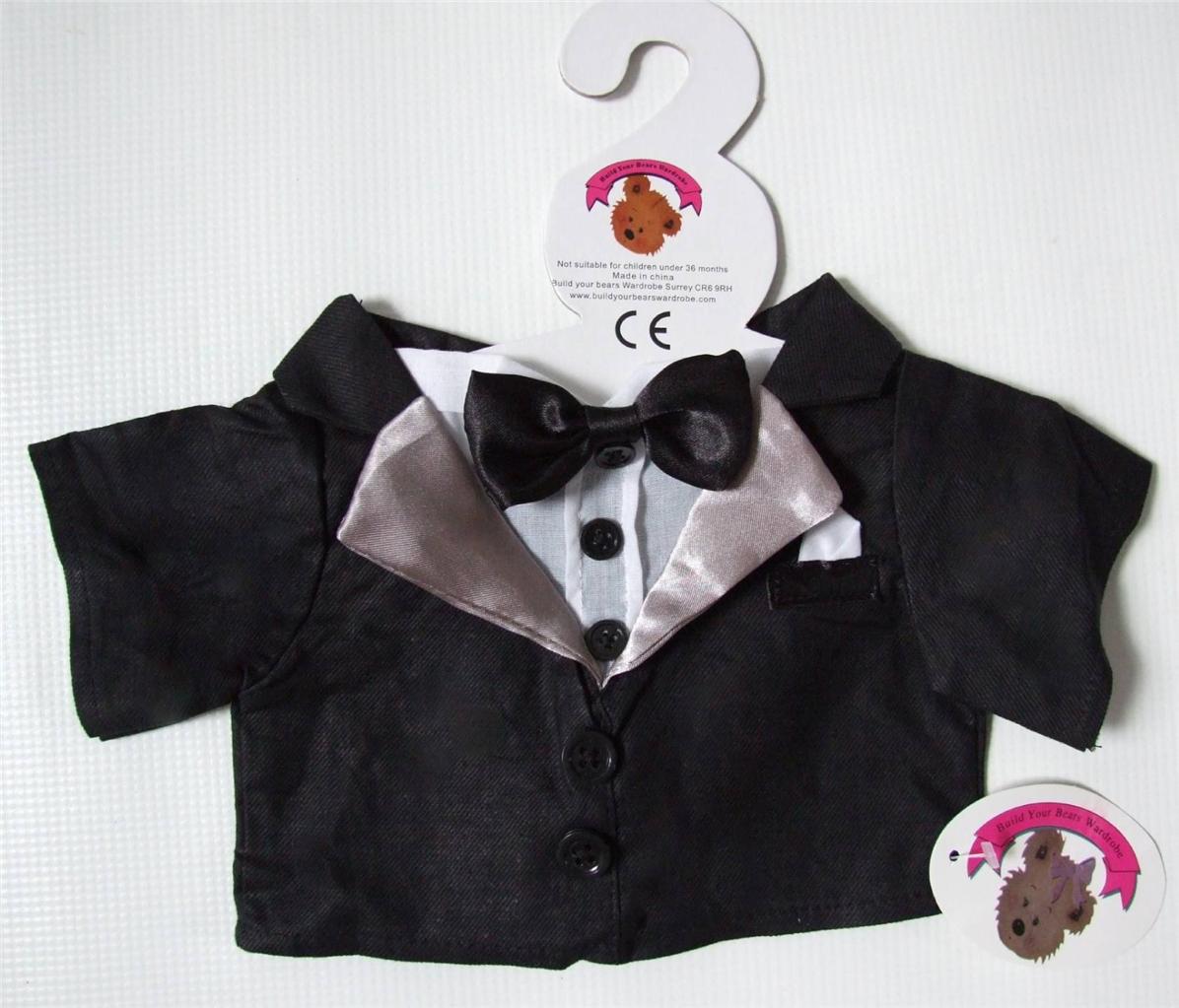 Build Your Bears Wardrobe Wedding Groom Tuxedo 1516 in Teddy Bear