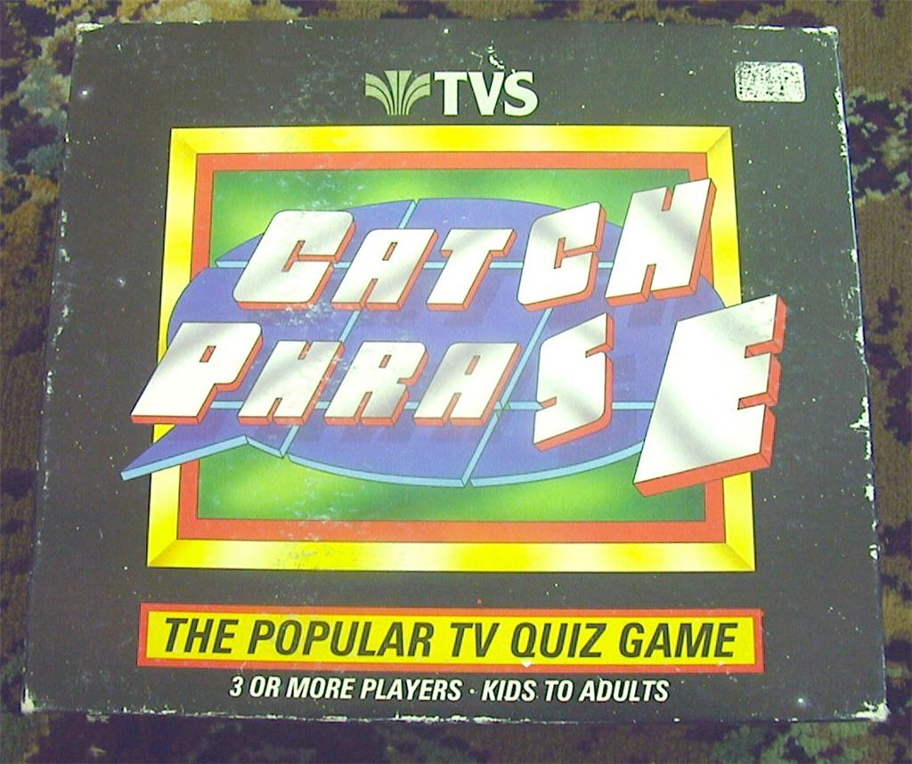 ORIGINAL CATCH PHRASE BOARD GAME TVS TELEVISION 1987 eBay