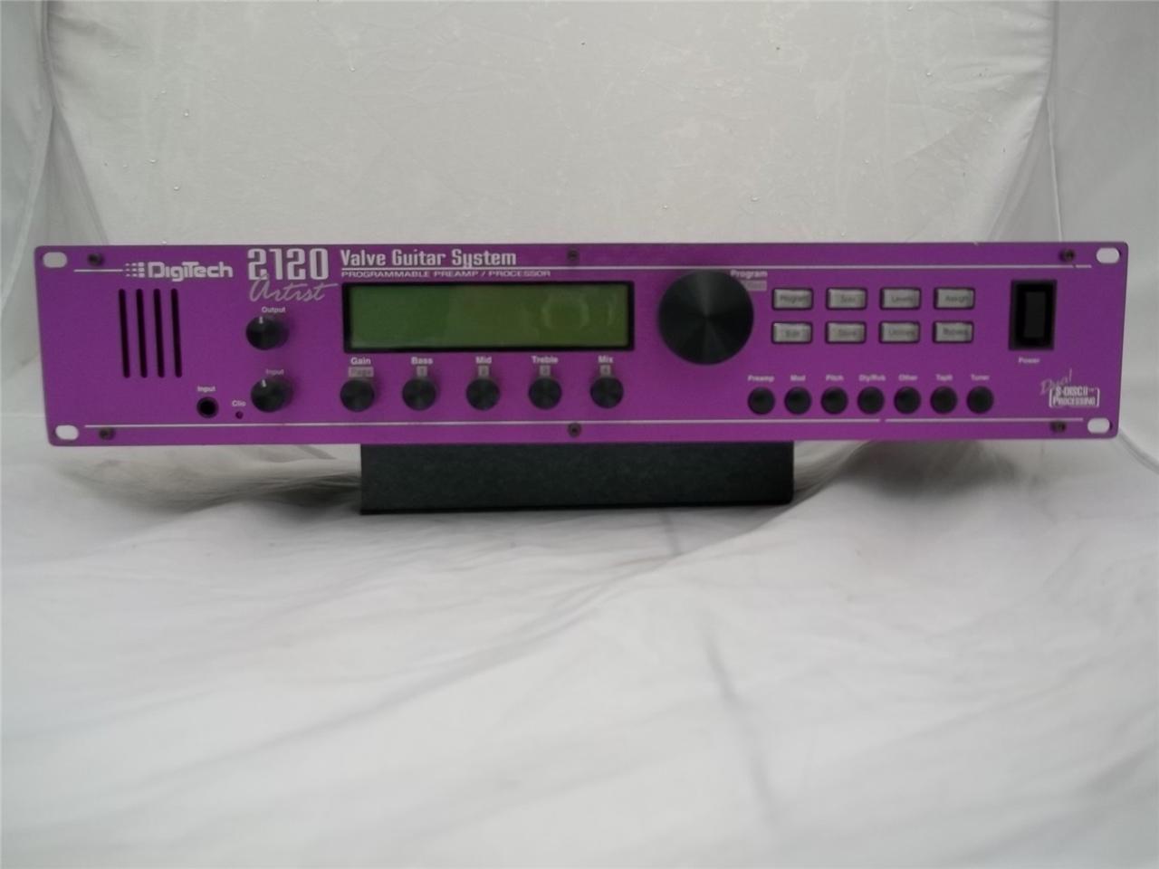DIGITECH 2120 ARTIST GUITAR TUBE PREAMP EFFECTS RACK PROCESSOR