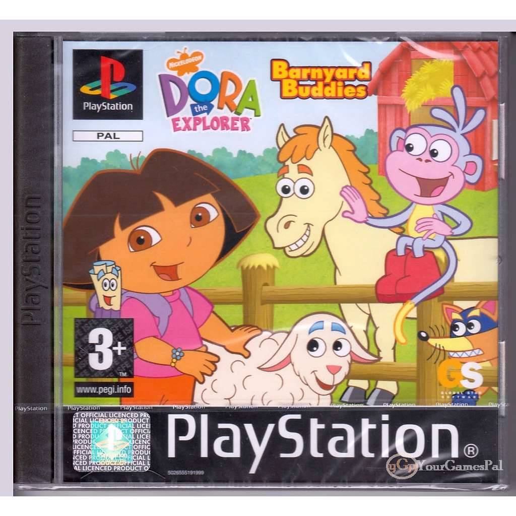 PlayStation 1 Dora The Explorer Barnyard Buddies PAL PS1 