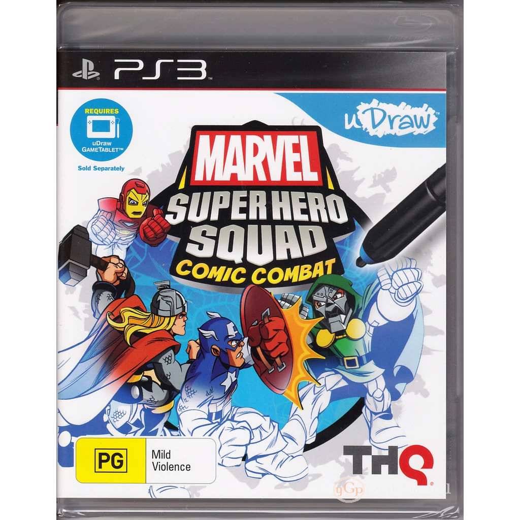 PlayStation 3 Marvel Superhero Squad Comic Combat PS3 PAL Super Hero SEALED BN eBay
