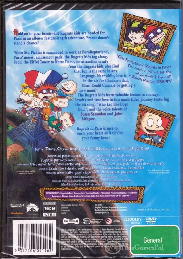 Rugrats In Paris The Movie Dvd Cover Dvd Covers And Labels By Images