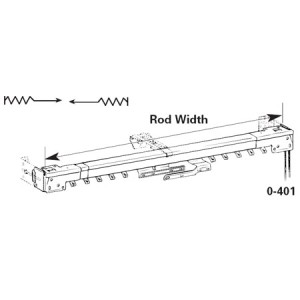 Graber Drapery Hardware Hd 2way Traverse Rod 84 156 On Popscreen