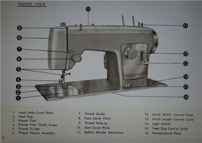 domestic sewing machine owners manual