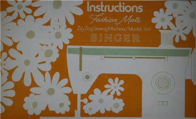 singer 368 user manual