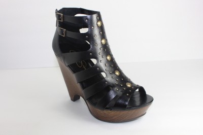 Black Wedge Shoes  Women on Simpson Keddar Women S Black Platform Wedge Shoe Sandal Heels Size 7 5