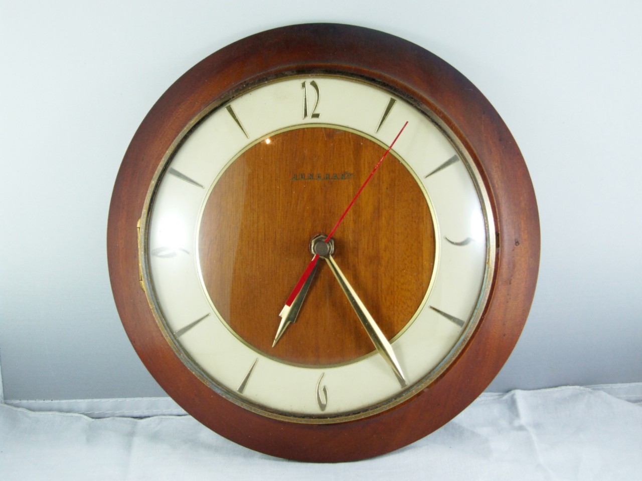 Vintage German Junghans Teak Wall Clock