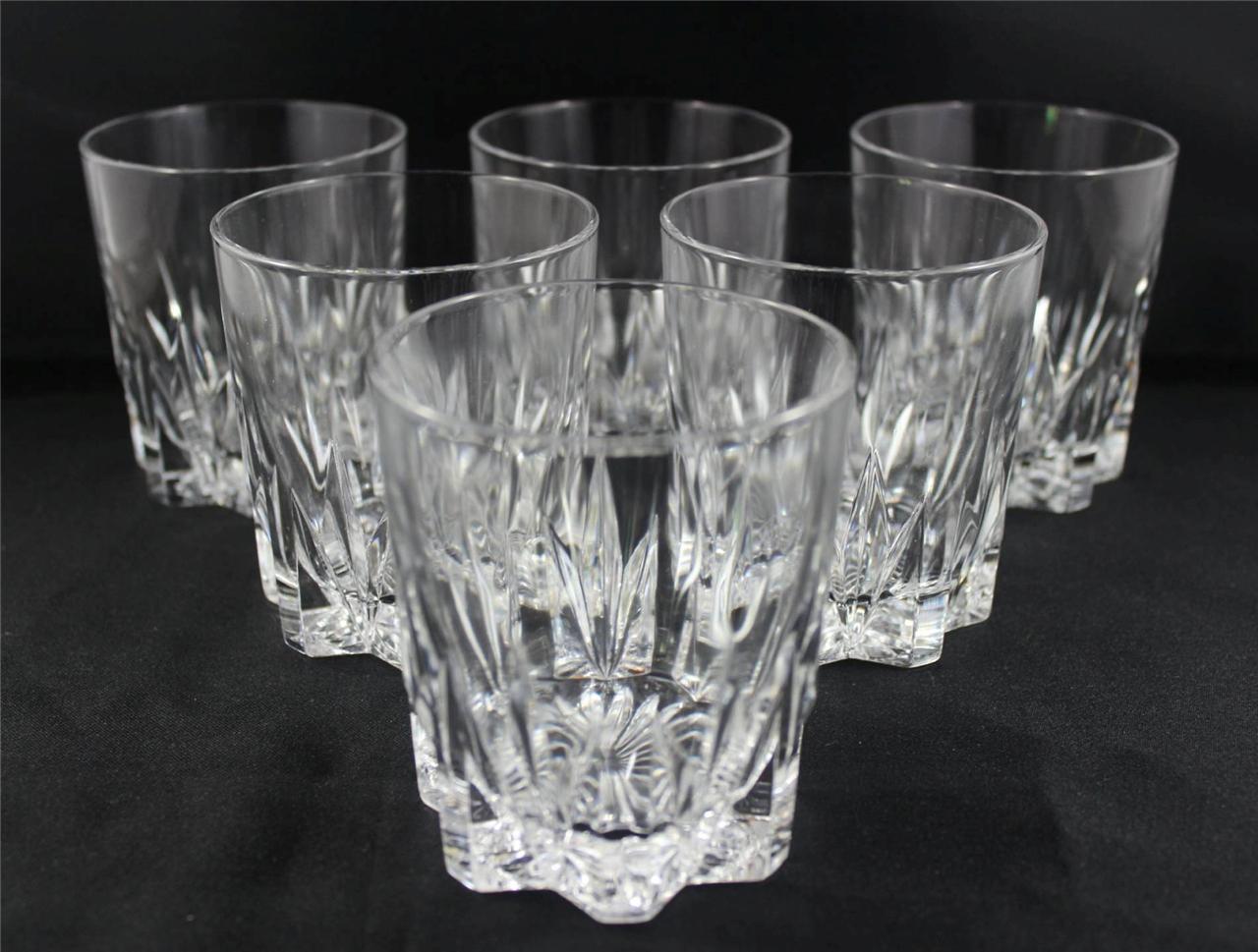 Vintage Bohemian Lead Crystal Whisky Glasses eBay