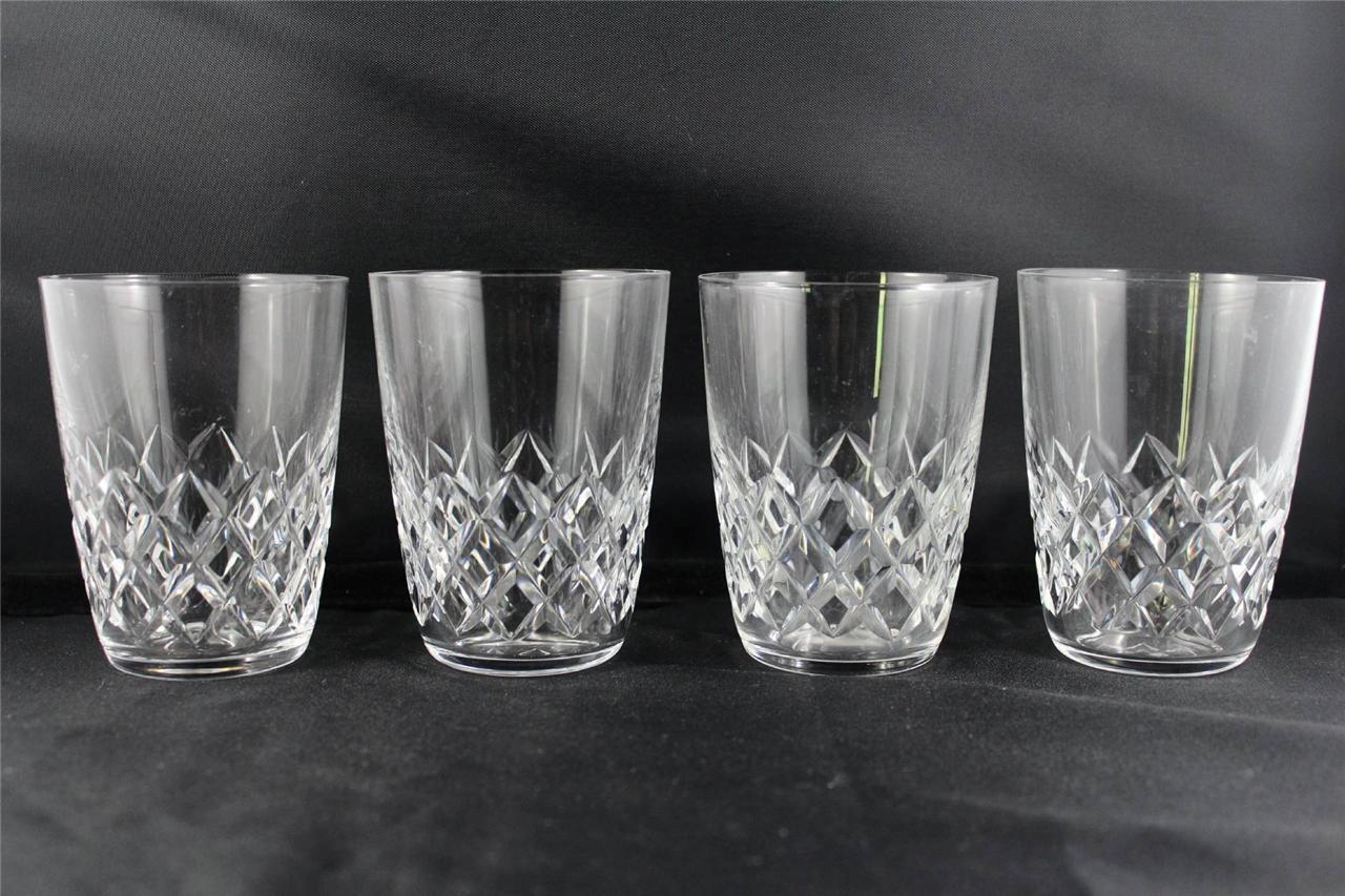 Vintage Bohemian Diamond CUT Crystal Whisky Glasses eBay