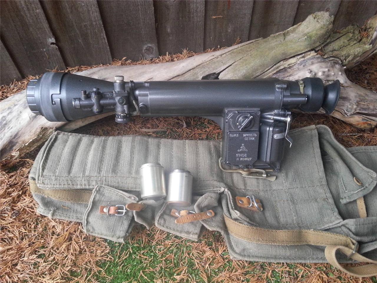 Genuine SVD Dragunov night vision scope fits AK47 etc used for airsoft