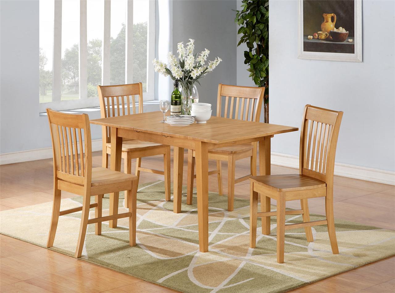 3PC RECTANGULAR KITCHEN DINETTE SET TABLE 32"X54" & 2 CHAIRS IN OAK