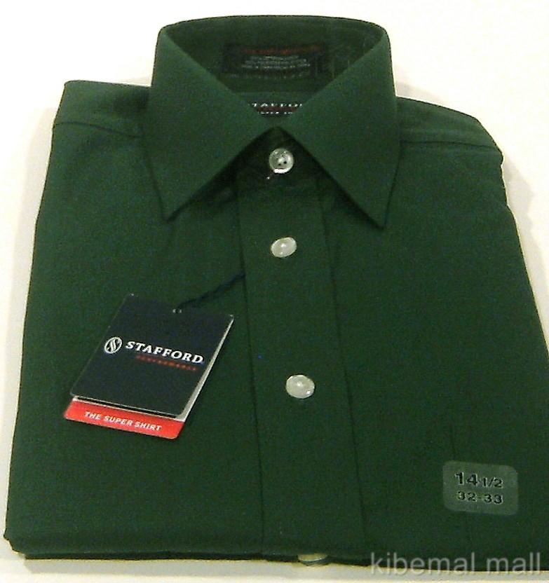 STAFFORD Men's Performance Dress Super Shirt Classic Fit~Stripes,Solids 