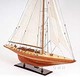 Wooden Model Shamrock V Americas Cup Yacht