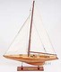 Columbia  America's Cup Wood Model Sailboat