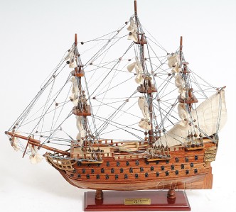 Wooden Scale Model HMS Victory Tall Ship