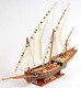 Xebec Frigate Wooden Barbary Pirate Model Ship