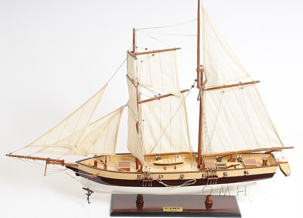 Privateer Lynx Topsail Schooner Ship Model 34 Quot Sailboat Ebay