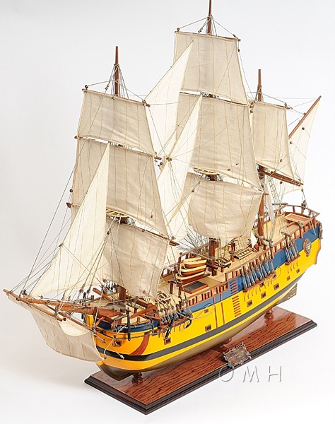 HMS HM Bark Endeavour Tall Ship Model