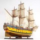 HM Bark Endeavour Painted Tall Ship Model