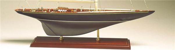 Americas Cup Shamrock V J Class Yacht Model