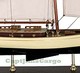 Nautical Decor 1930 Classic Yacht Wooden Model Sailboat