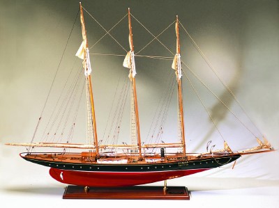 The Three Masted Schooner Atlantic Yacht Model Ship