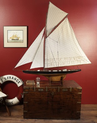Columbia America's Cup J Class Yacht Model Sailboat