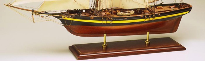 Schooner Pride Baltimore Wooden Abordage Model Tall Ship